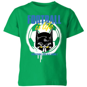 T-Shirt Enfant Football Is Life Batman DC Comics - Vert