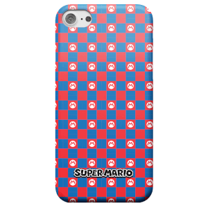 Nintendo Super Mario Checkerboard Pattern Telefoonhoesje