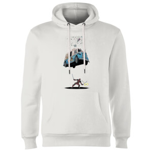 Sweat à Capuche Homme Deadpool Glace Marvel - Blanc