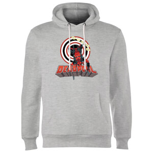 Sweat à Capuche Homme Deadpool à L'envers Marvel - Gris