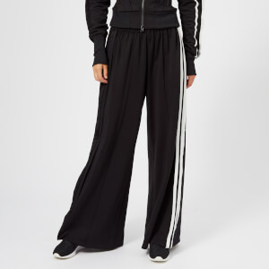 Y-3 Women's 3 Stripe Selvedge Matte Track Pants - Black/Core White