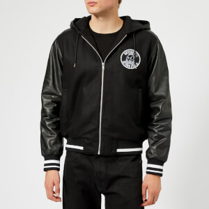 McQ Alexander McQueen Men's Hybrid MA1 Bomber Jacket - Darkest Black