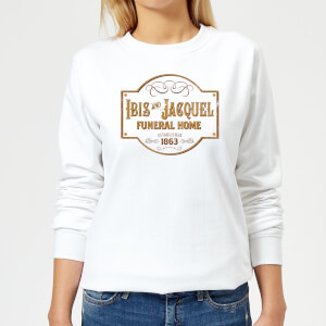 American Gods Ibis And Jacquel Women's Sweatshirt - White