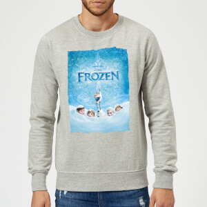 Frozen Snow Poster Trui - Grijs