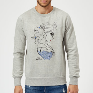Disney Frozen Elsa Sketch Strong Sweatshirt - Grey