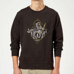 Harry Potter Centaur Line Art Sweatshirt - Black
