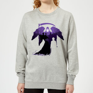 Harry Potter Graveyard Silhouette Women's Sweatshirt - Grey