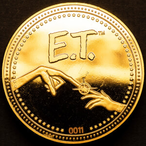 Pièce de Monnaie de Collection E.T. L'Extraterrestre - Édition Limitée Or Vintage (1000 exemplaires)