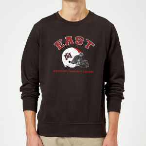 East Mississippi Community College Helmet Sweatshirt - Black