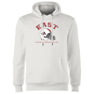 East Mississippi Community College Helmet Hoodie - White