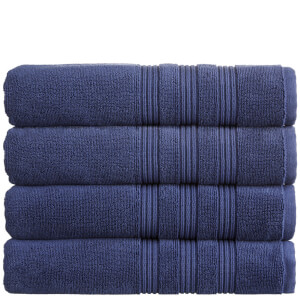 Christy 100% Combed Cotton 4 Piece Towel Bale (675gsm) - Navy
