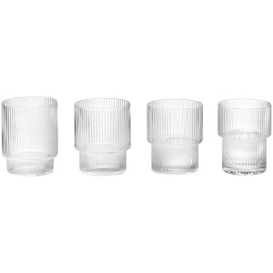 Ferm Living Ripple Glass (Set of 4)