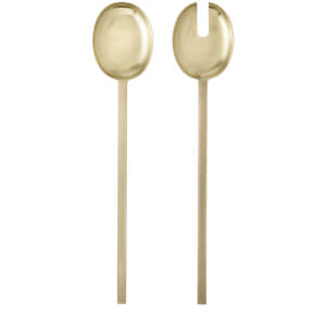 Ferm Living Fein Salad Servers - Metallic