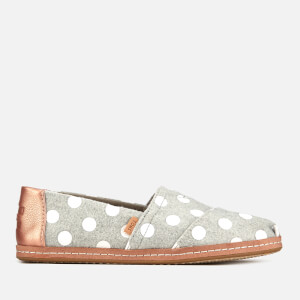 TOMS Women's Dots Alpargata Espadrilles - Drizzle Grey