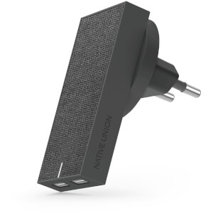 Native Union Smart Dual Port USB Fabric Charger - Slate