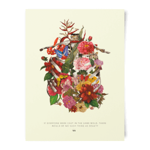 Póster Natural History Museum Cesta de Flores