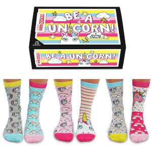 United Oddsocks Women's Be a Unicorn Socks Gift Set