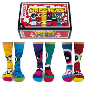 United Oddsocks Men's The Stressheads Socks Gift Set