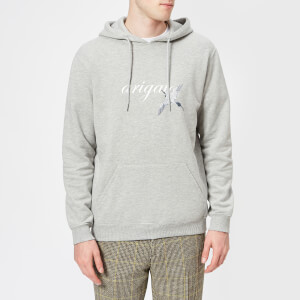 Axel Arigato Men's Tonal Bird Slim Fit Hoodie - Grey Melange