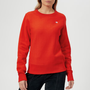 Champion Women's Crew Neck Sweatshirt - Orange