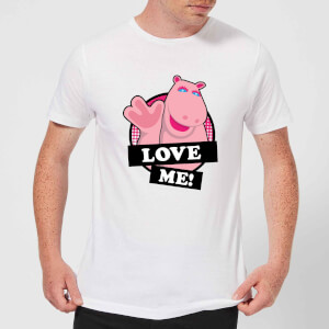T-Shirt Homme Love Me George Rainbow - Blanc
