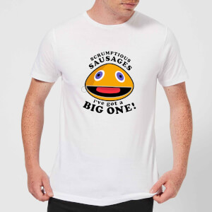 T-Shirt Homme Zippy Scrumptious Sausages Rainbow - Blanc