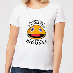 T-Shirt Femme Zippy Scrumptious Sausages Rainbow - Blanc