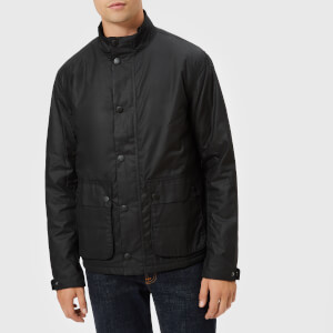 Barbour International Men's Armour Wax Jacket - Black