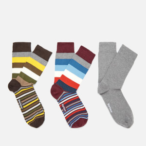 Barbour Men's Heywood Stripe Sock Gift Box - Multi