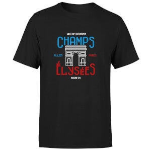 Champs Elysees Men's T-Shirt - Black