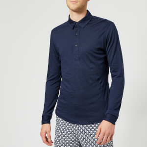 Orlebar Brown Men's Sebastian Merino Polo Shirt - Navy
