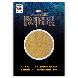Pièce de Monnaie de Collection Black Panther - Édition Limitée Or Vintage (1000 exemplaires)