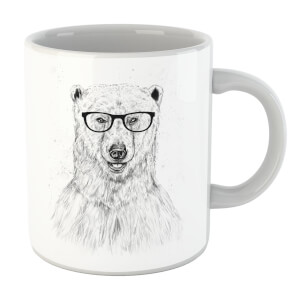 Balazs Solti Polar Bear And Glasses Mug