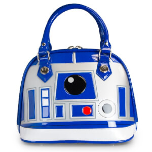 Loungefly Star Wars R2-D2 Patent Dome Bag - Blue/White/Silver