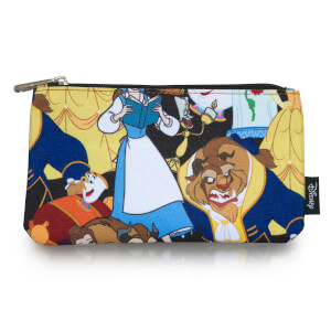 Loungefly Disney Beauty and the Beast AOP Pencil Case