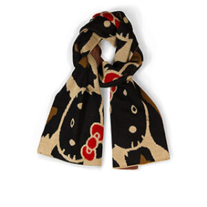 Écharpe Hello Kitty Marron Léopard - Loungefly