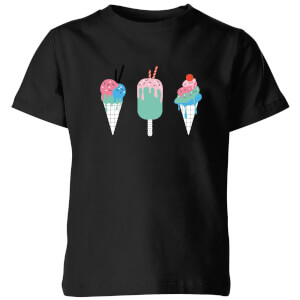 My Little Rascal Ice Creams Kids' T-Shirt - Black