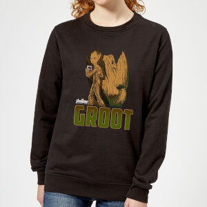 Avengers Groot Women's Sweatshirt - Black