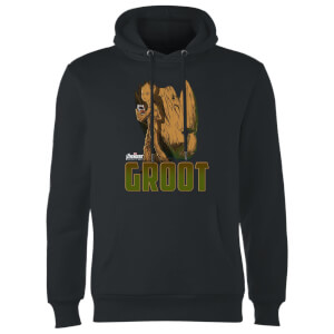 Avengers Groot Hoodie - Black