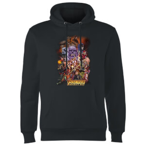 Sudadera Marvel Vengadores: Infinity War Personajes - Negro