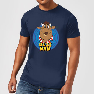 Bullseye Best Dad Men's T-Shirt - Navy