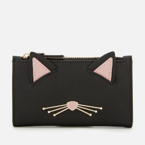 Kate Spade New York Women's Cat Mikey Wallet - Black Multi