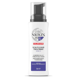 NIOXIN 3-part System 6 Scalp & Hair Treatment for Chemically Treated Hair with Progressed Thinning 100ml