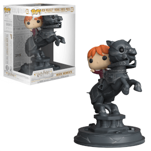 Harry Potter Ron Riding Chess Piece Funko Pop Movie Moment Figure