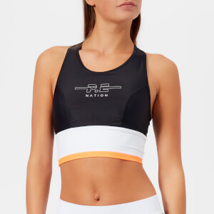 P.E Nation Women's The Curb Crop Top - Black/White