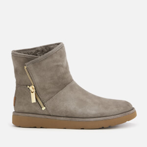 UGG Women's Kip Side Zip Suede Boots - Slate