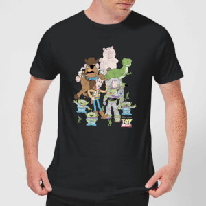 Toy Story Group Shot Men's T-Shirt - Black