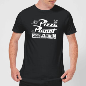 Toy Story Pizza Planet Logo Men's T-Shirt - Black