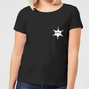 T-Shirt Femme Sheriff Toy Story - Noir