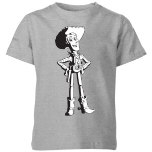 Toy Story Sheriff Woody Kids' T-Shirt - Grey